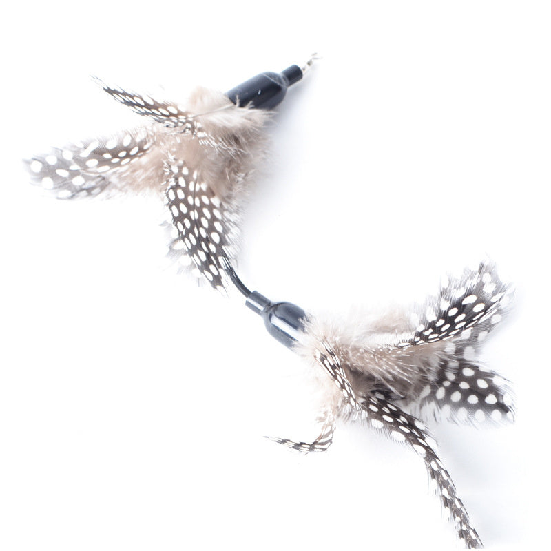 Interaktiver Katzen-Spielstab – Lustige Angel-Stange mit Federn