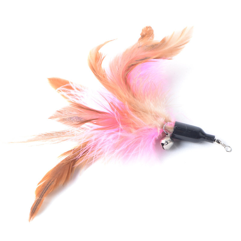 Interaktiver Katzen-Spielstab – Lustige Angel-Stange mit Federn