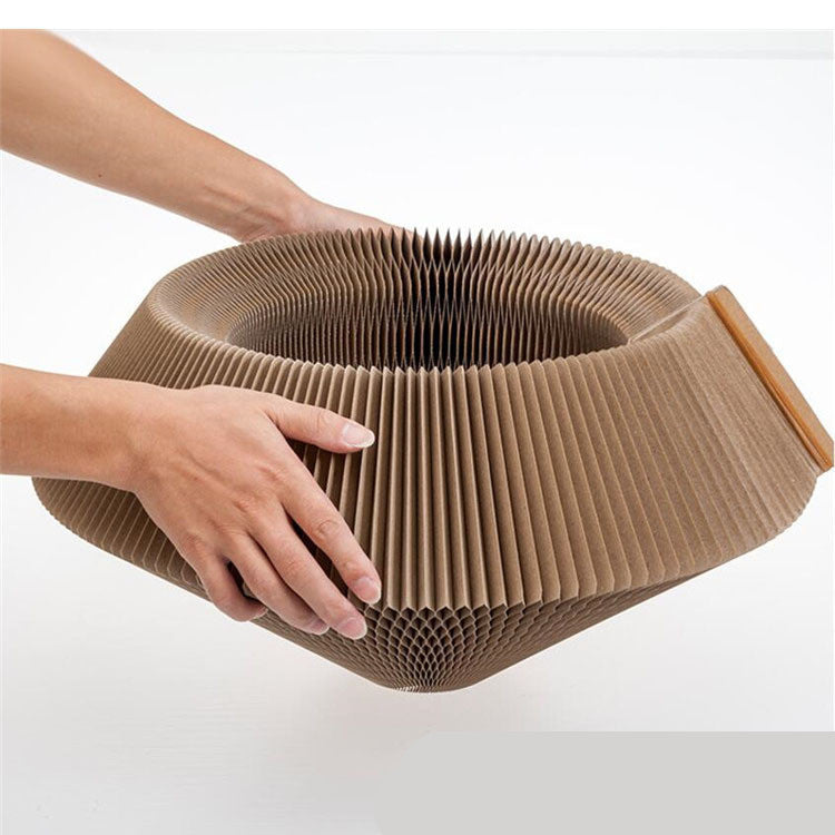 Faltbares Organ-Kratzbrett – Premium Wellpappe Kratznest für aktive Katzen